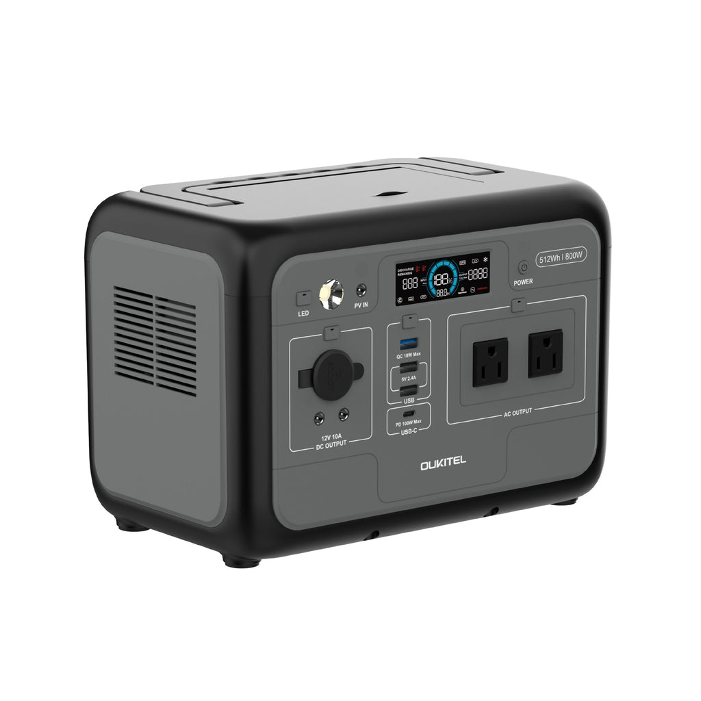 Customization Outdoor Power Supply512Wh Mobile Camping800W Portable Energy Storage Power Bank Rechargeable