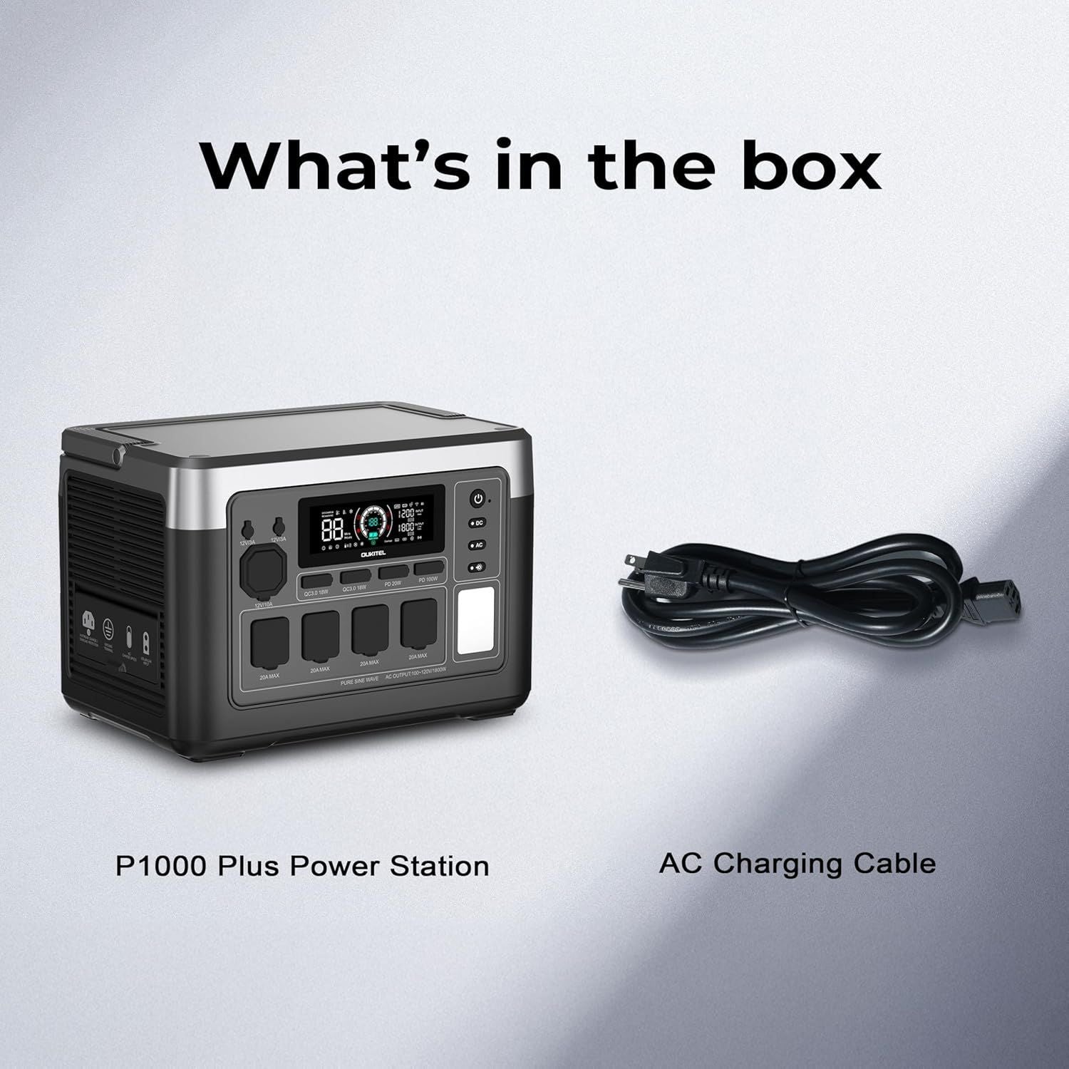 In-stock at European, American, and Warehouses1800W Outdoor Energy Storage Power Supply Portable Power Station