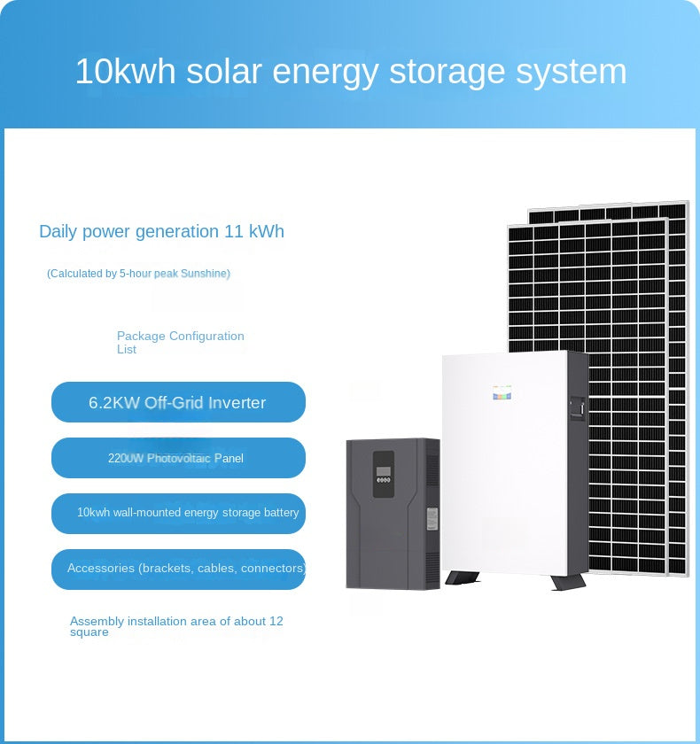 48V, 51.2V, 100Ah-200Ah wall-mounted energy storage batteries, suitable for vertical lithium iron phosphate household energy storage systems with 5 kWh and 10 kWh power output