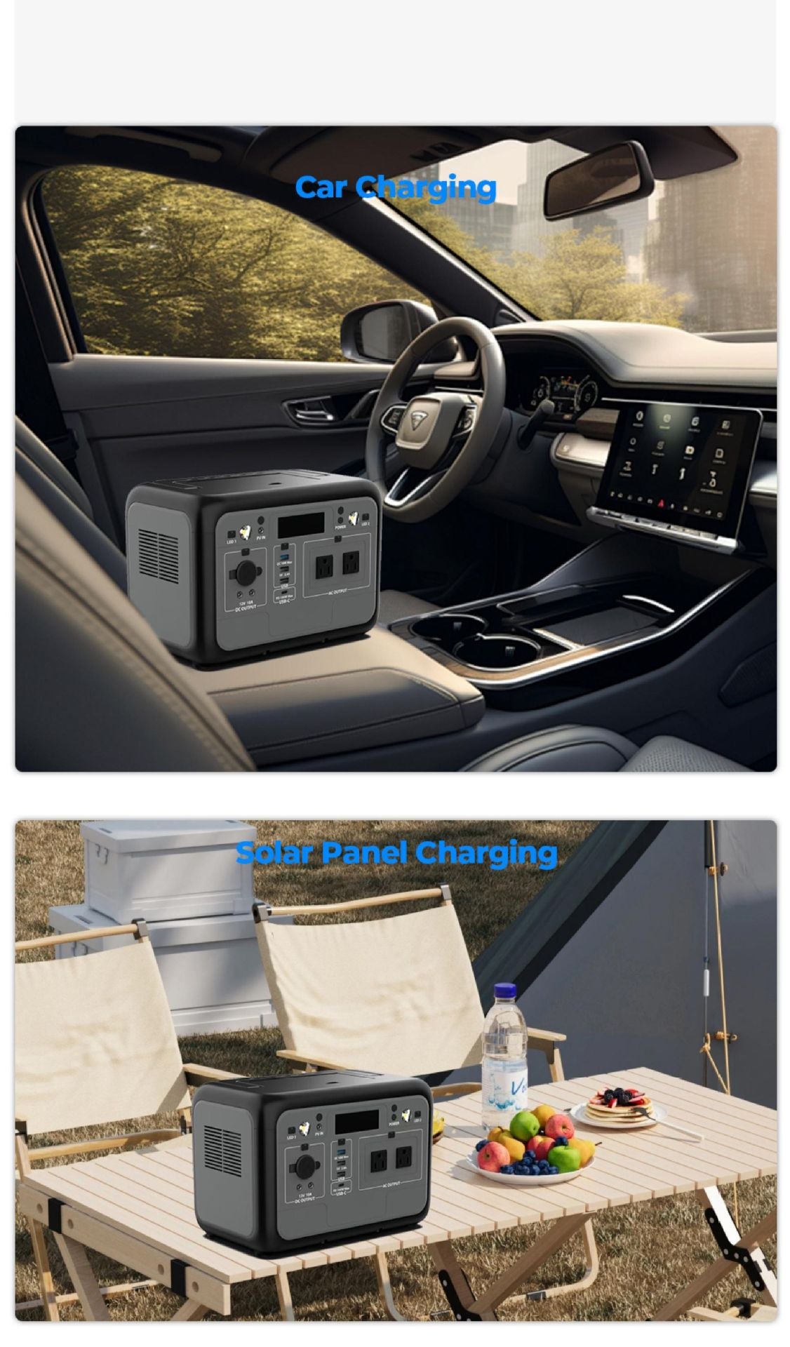 Customization Outdoor Power Supply512Wh Mobile Camping800W Portable Energy Storage Power Bank Rechargeable