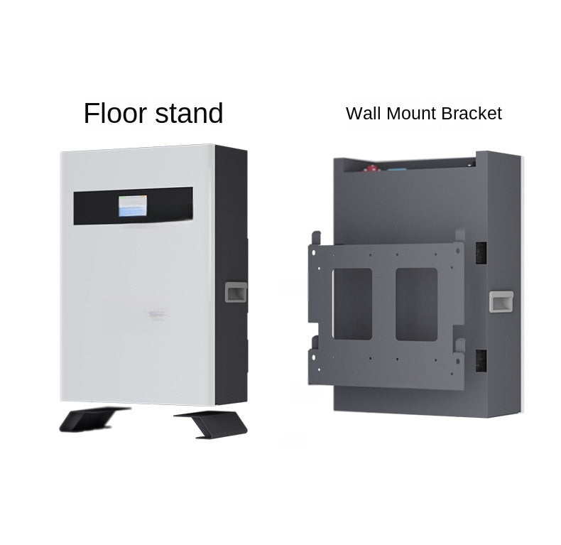 48V, 51.2V, 100Ah-200Ah wall-mounted energy storage batteries, suitable for vertical lithium iron phosphate household energy storage systems with 5 kWh and 10 kWh power output