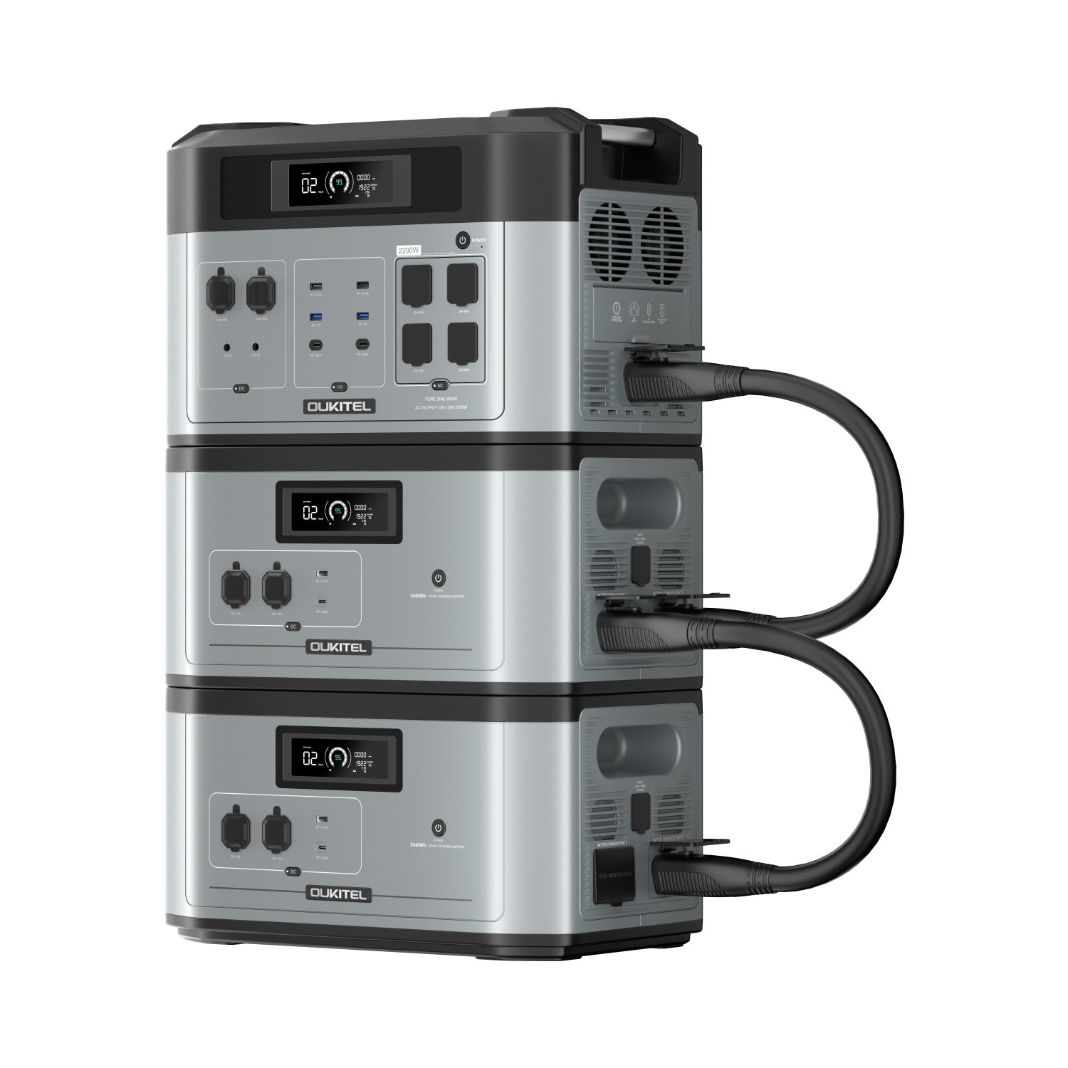 Outdoor Power Supply2200W High Power2048Wh Large capacity energy storage emergency portable high power