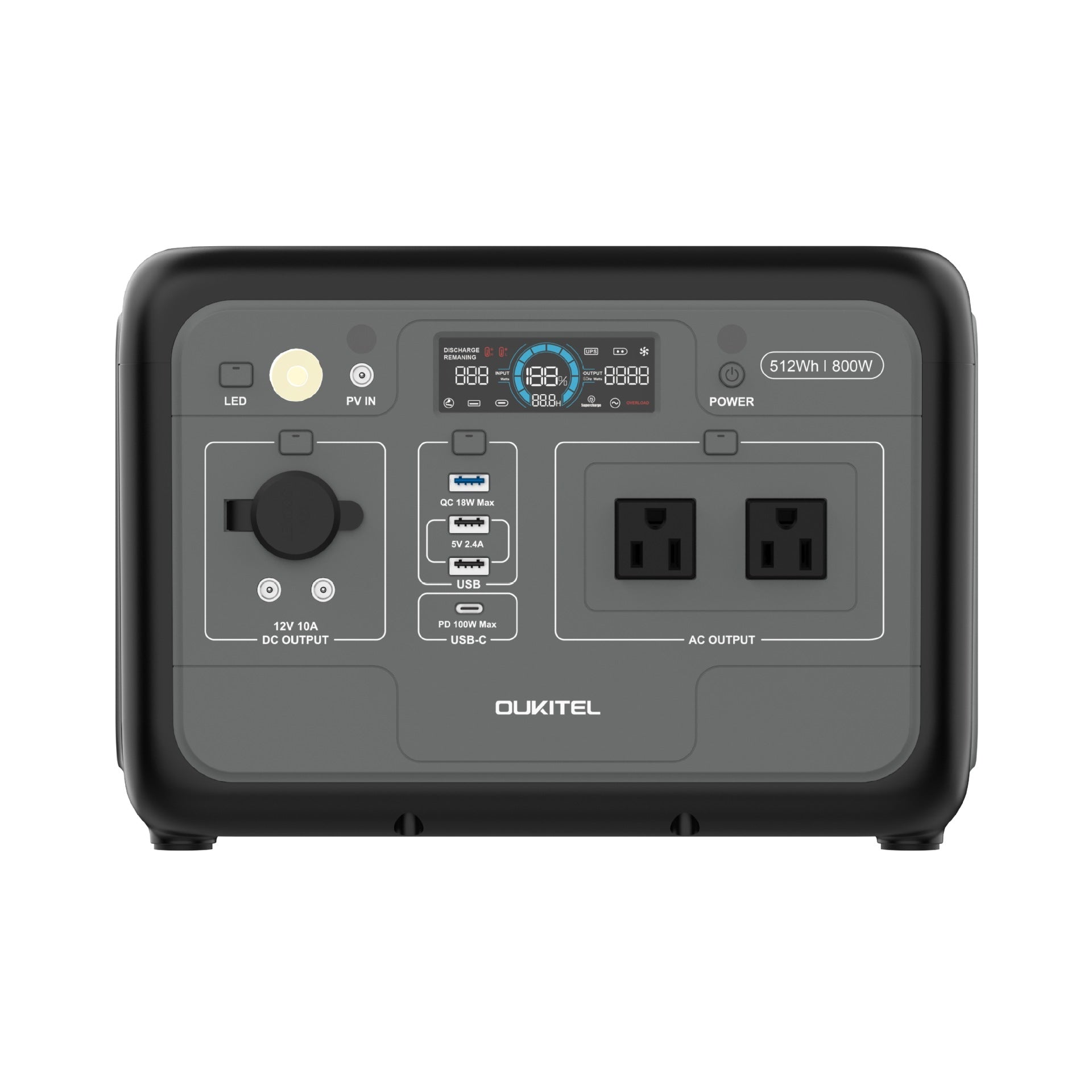 Customization Outdoor Power Supply512Wh Mobile Camping800W Portable Energy Storage Power Bank Rechargeable
