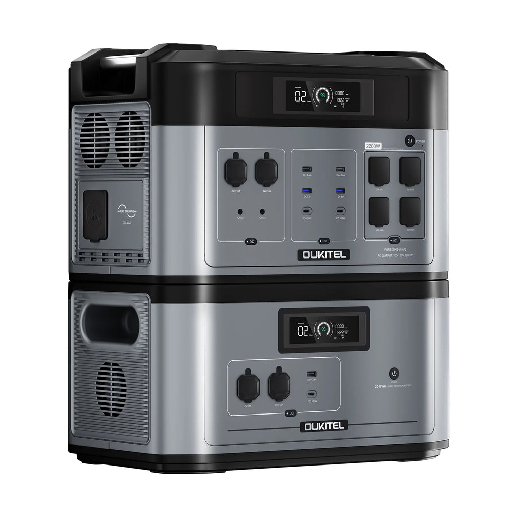 Outdoor Power Supply2200W High Power2048Wh Large capacity energy storage emergency portable high power