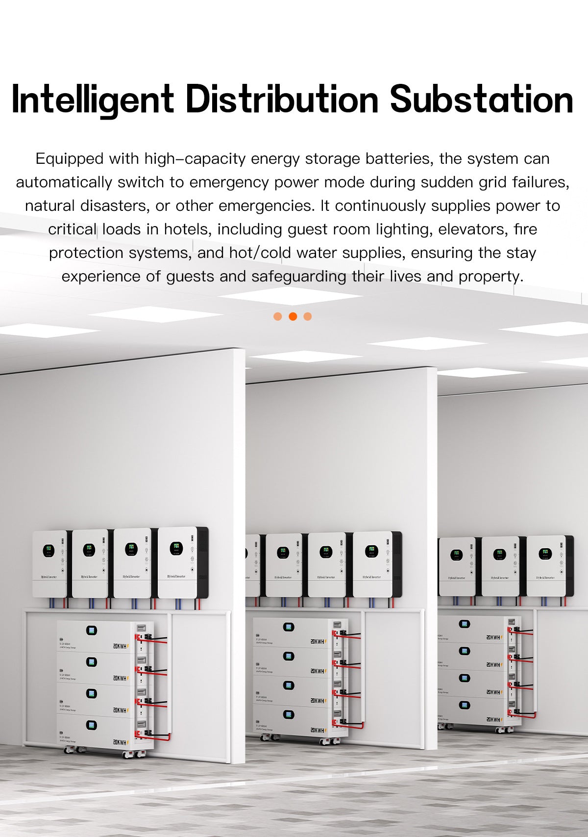 20 40 60 80 KWH Lithium Iron Phosphate Stacked Battery Pack Energy Storage Solar LiFePO4 Battery
