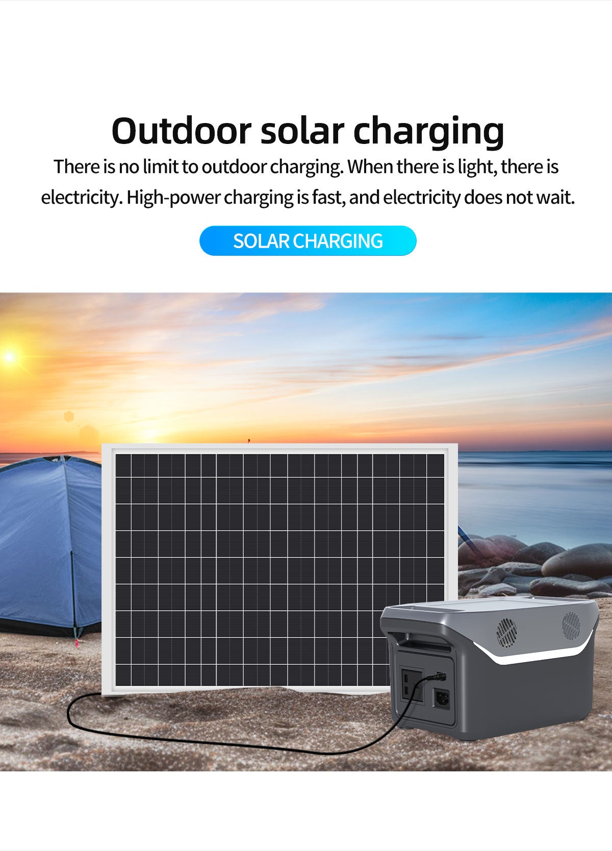 400W solar energy storage inverter fast charging