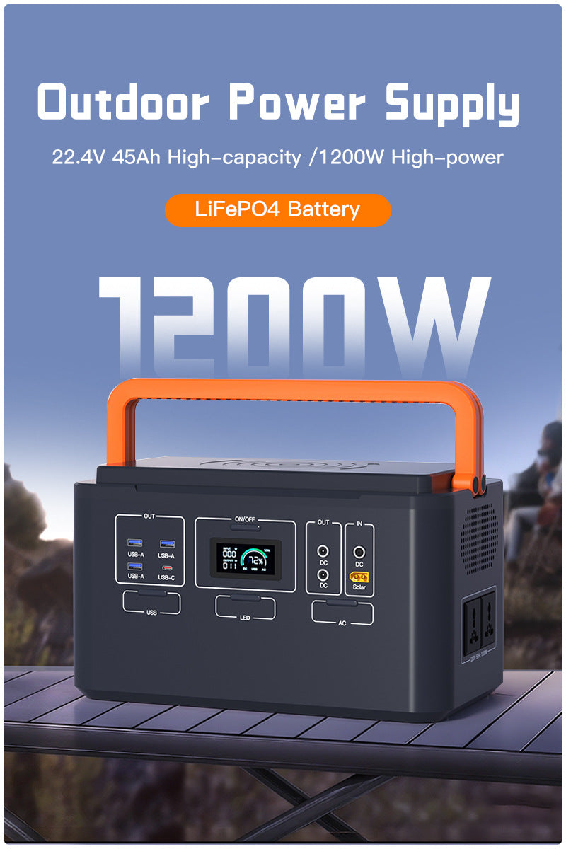 1200WSolar energy storage power supply Solar Energy Storage Power Supply Outdoor Power Supply