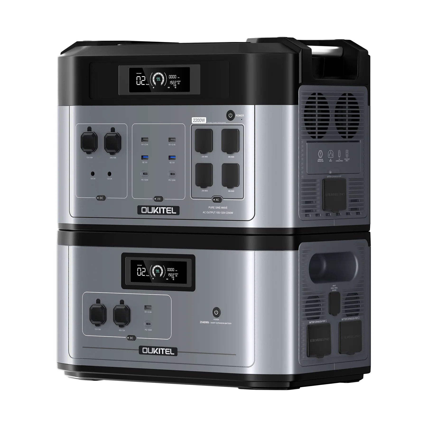 Outdoor Power Supply2200W High Power2048Wh Large capacity energy storage emergency portable high power