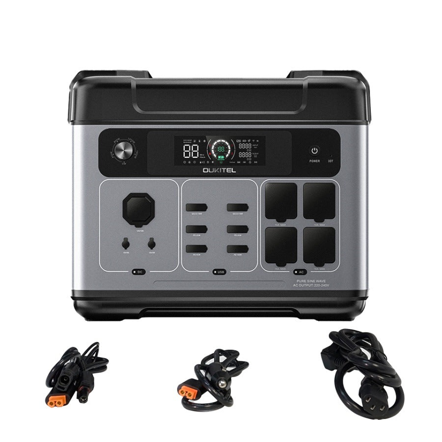 Outdoor Power Supply2400W 2048Wh Portable Power Bank Home Energy Storage Power Supply with APP Control