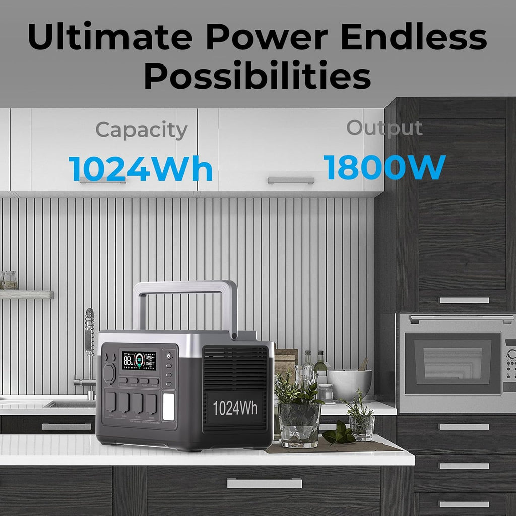 In-stock at European, American, and Warehouses1800W Outdoor Energy Storage Power Supply Portable Power Station