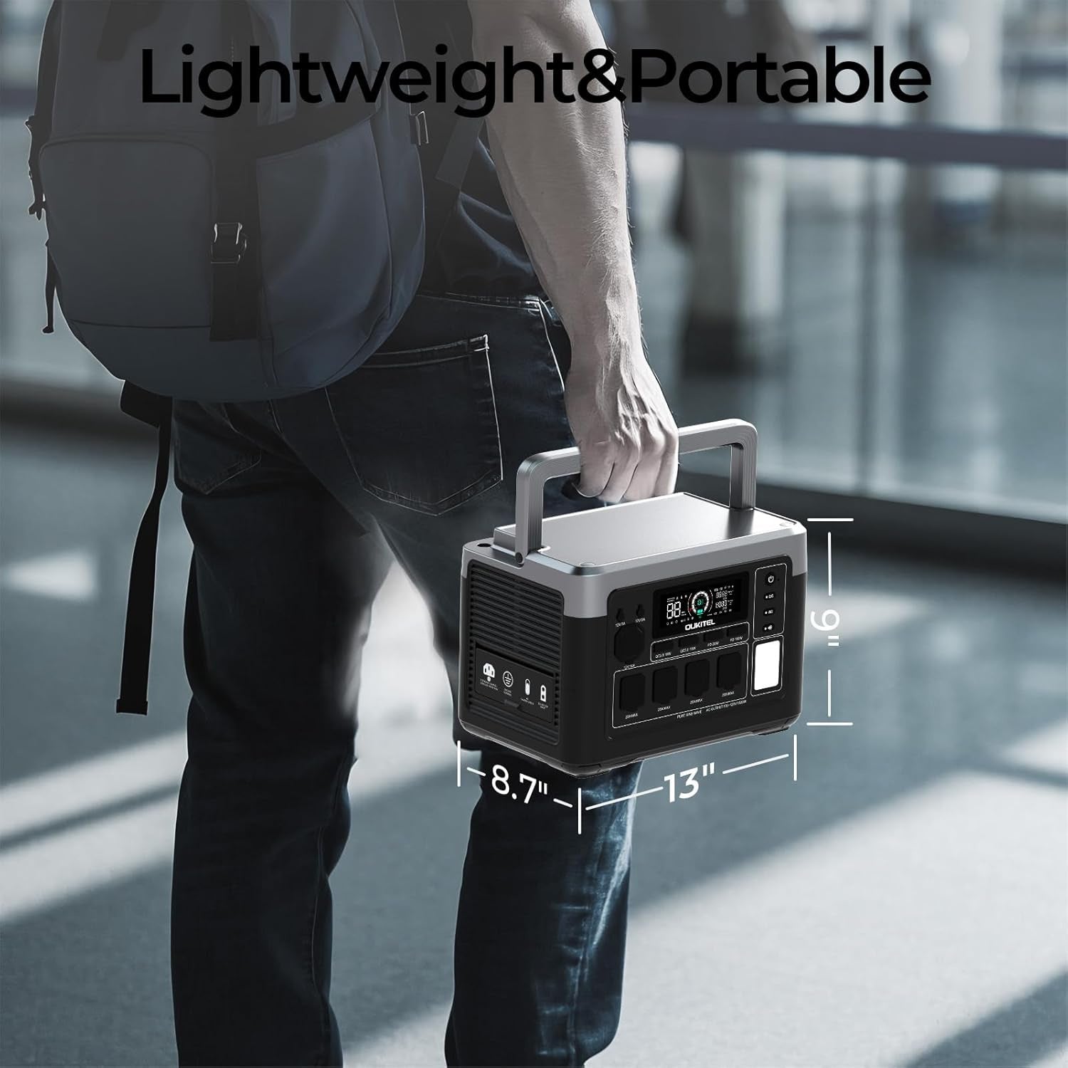 In-stock at European, American, and Warehouses1800W Outdoor Energy Storage Power Supply Portable Power Station