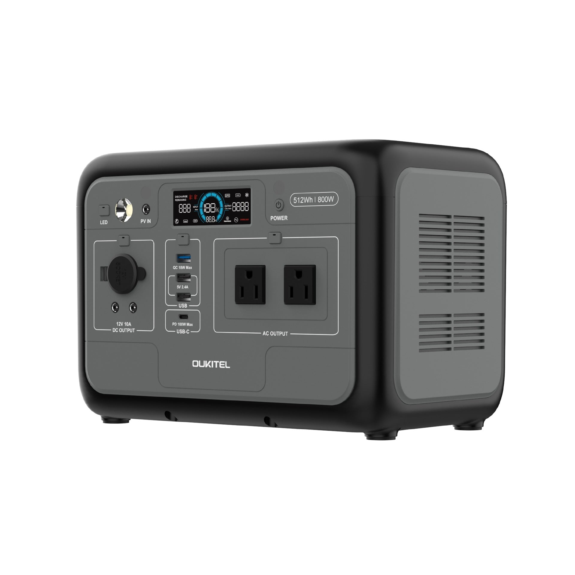 Customization Outdoor Power Supply512Wh Mobile Camping800W Portable Energy Storage Power Bank Rechargeable