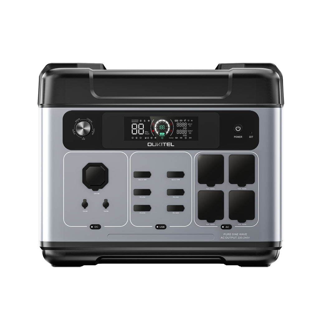 Foreign Trade Portable Power Bank2400W High Power2High Power Solar Camping Outdoor Mobile