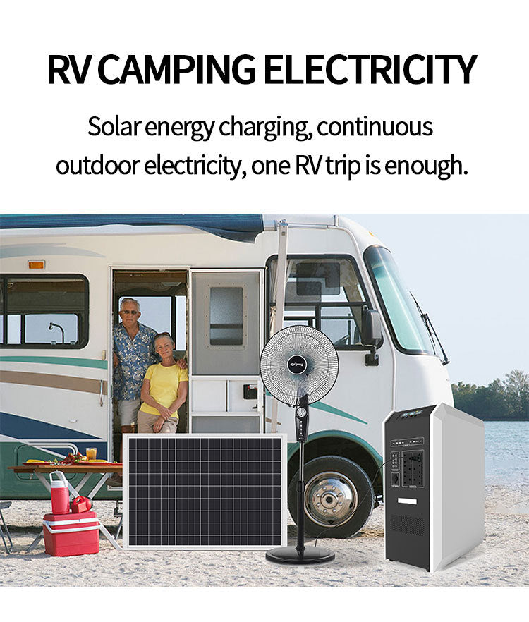 Portable Off Gird Solar Power System For Lighting Solar Pane