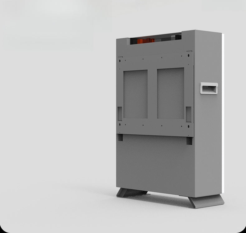 48V, 51.2V, 100Ah-200Ah wall-mounted energy storage batteries, suitable for vertical lithium iron phosphate household energy storage systems with 5 kWh and 10 kWh power output