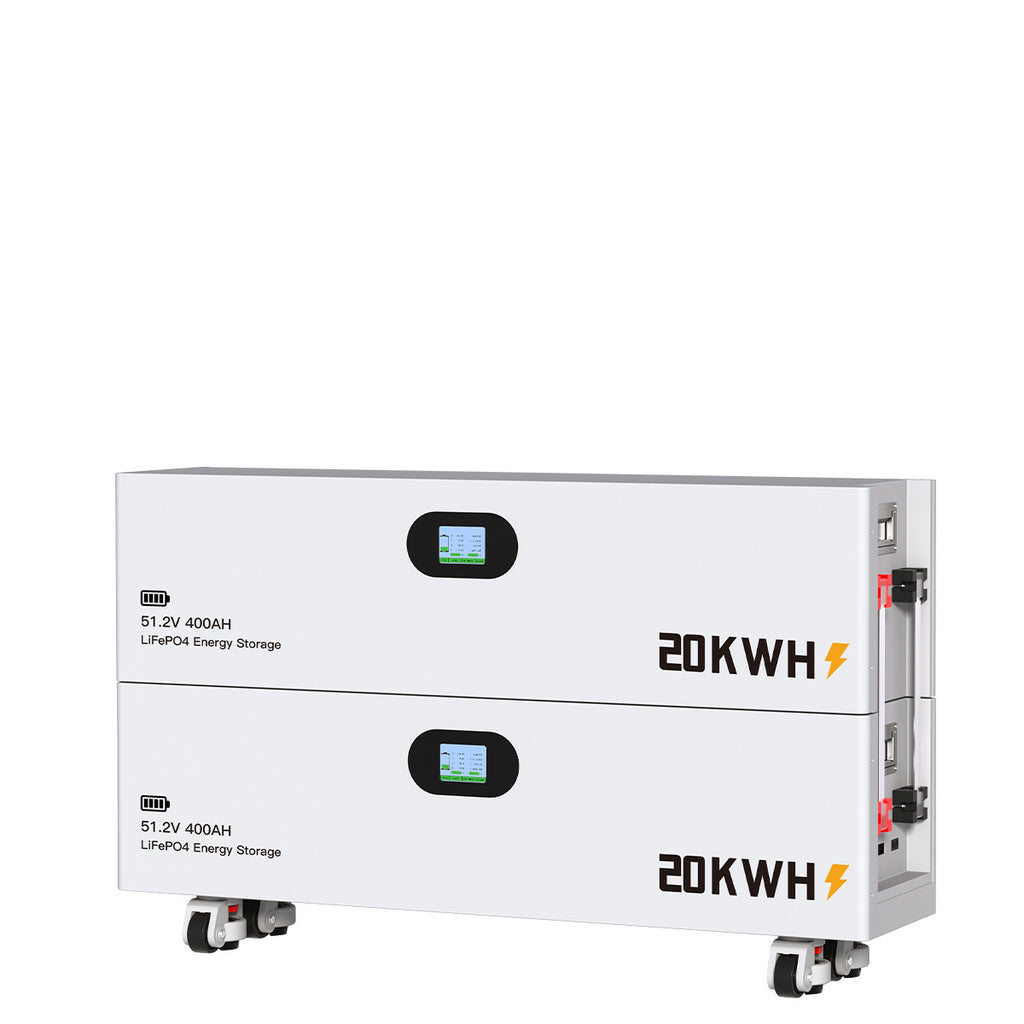 20 40 60 80 KWH Lithium Iron Phosphate Stacked Battery Pack Energy Storage Solar LiFePO4 Battery