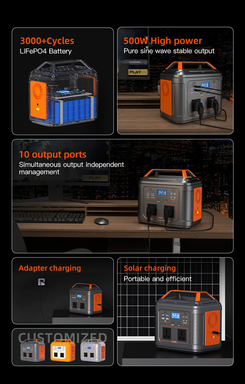 500W solar energy storage system