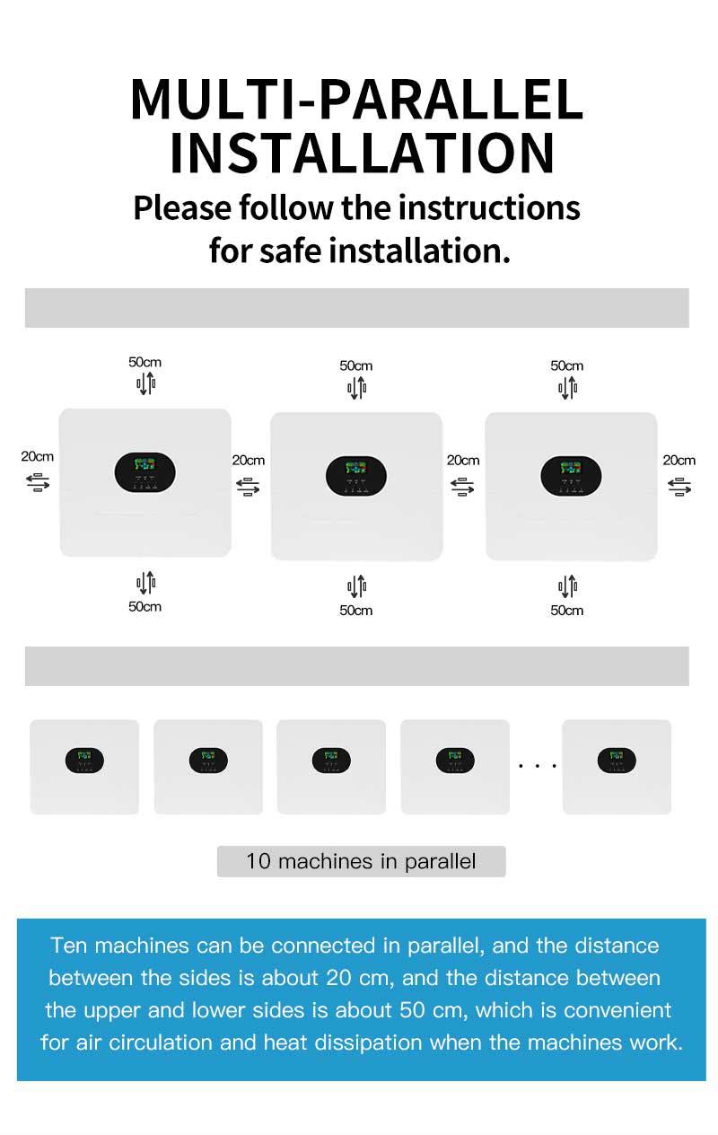 Household Energy Storage Wholesale 3.5kw 5.5kw Solar Inverte